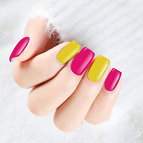 Vishine Gel Nail Polish 24 Colors Set Soak Off Gel Nail Polish Kit Nail Art Manicure Pedicure New Starter Pretty Color Collection Gift Set 8ml Beauty & Personal Care Vishine
