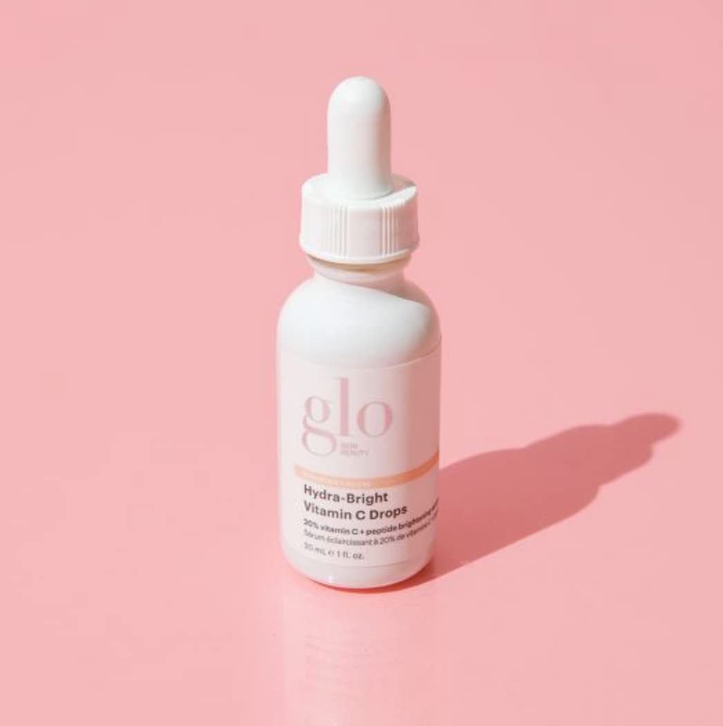 Glo Skin Beauty Hydra-Bright Vitamin C Drops - 20% Vitamin C + Peptide Brightening Serum - Formerly Daily Power C+ Serum Beauty & Personal Care Glo Skin Beauty