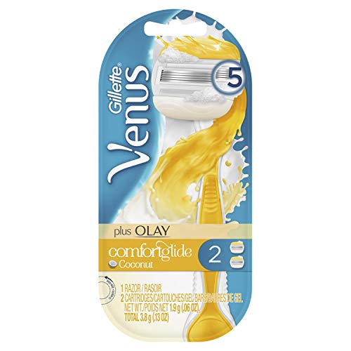 Gillette Venus ComfortGlide with Olay Women's Razor Handle and 2 Refills (Packaging May Vary) Beauty and Personal Care Gillette Venus