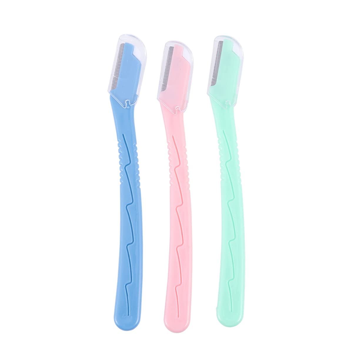3pcs Eyebrow Easy to Use Razor Dermaplaning Razor for Women for Face Facial Hair Shaper Trimmer Girls Mustache Trimmer Beard s s Portable Women's Beauty and Personal Care Beaupretty