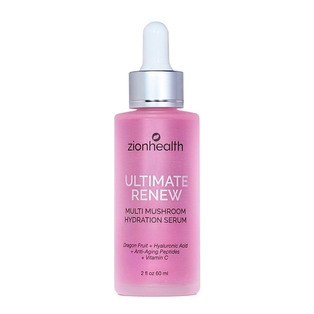 Zion Health Ultimate Renew (Multi Mushroom Hydration Serum) 2 oz Serum Beauty & Personal Care Zion Health