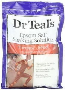 Dr Teal's Pure Epsom Salt Soaking Solution Rosemary and Mint 3 lbs(Pack of 3) Beauty and Personal Care Dr Teal's