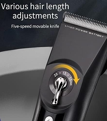 YREAJZVS Hair Clippers for Men, Hair Clippers for Men' Professional Hair Cutting LCD Display, Cordless Quiet Hair Trimmers for Barbers,4 Guide Combs Beauty and Personal Care YREAJZVS