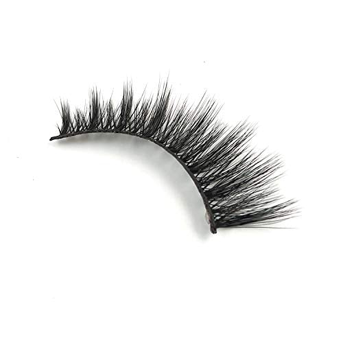 EDA LUXURY BEAUTY JAZZY 3D Faux Mink False Lashes | Full Dramatic Volume | Extra Long Length | Eyelash Extensions | Intense Layered Spiky Cat Eye Beauty & Personal Care EDA LUXURY BEAUTY