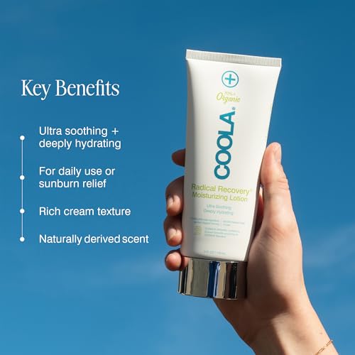 COOLA Organic Radical Recovery After Sun Body Lotion, Includes Aloe Vera, Agave and Lavender Oil for Sunburn Relief, 5 Fl Oz Beauty & Personal Care COOLA