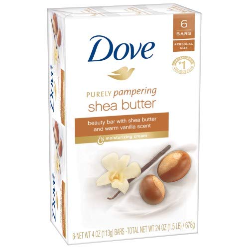 Dove Beauty Bar - Shea Butter with Warm Vanilla - 4 oz - 6 ct - 2 pk Beauty & Personal Care Dove