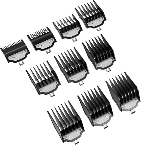Professional for Wahl Clipper Guards Set, 10 Pcs Coded Cutting Guides #3170-400- 1/16” to 1” Compatible with All Wahl Clippers Beauty and Personal Care CR8GR8