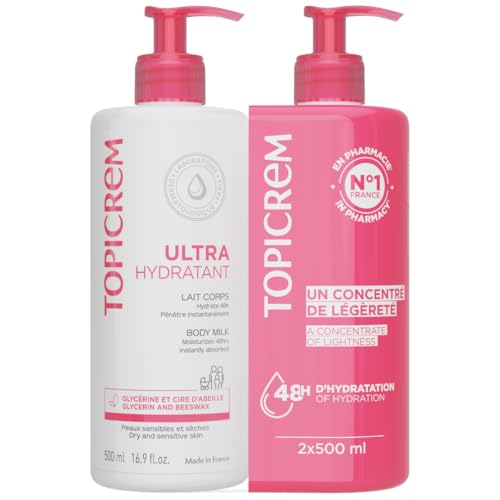 Topicrem Ultra-Moisturizing Body Milk 2 x 500ml Beauty & Personal Care Topicrem