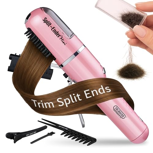 Split Ender Mini - Original Cordless Split End Hair Trimmer for Dry, Damaged, Brittle, Curly, Frizzy, or Straight Hair - Battery Operated Home Styling Beauty and Personal Care Split-Ender