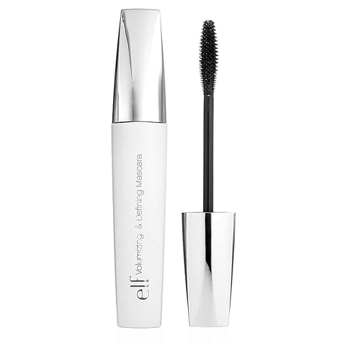 e.l.f. Cosmetics volumizing defining mascara, Jet Black, 0.185 Fl Oz Beauty & Personal Care e.l.f.