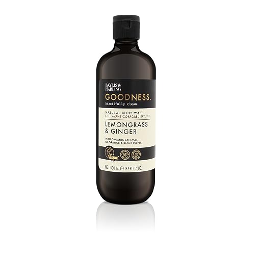 Baylis & Harding Liquid Body Wash Soap, Goodness, Lemongrass & Ginger, 16.9oz/500ml Beauty & Personal Care Baylis & Harding