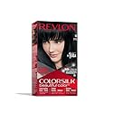 Revlon Permanent Hair Color, Permanent Hair Dye, Colorsilk with 100% Gray Coverage, Ammonia-Free, Keratin and Amino Acids, 10 Black, 4.4 Oz (Pack Beauty & Personal Care REVLON