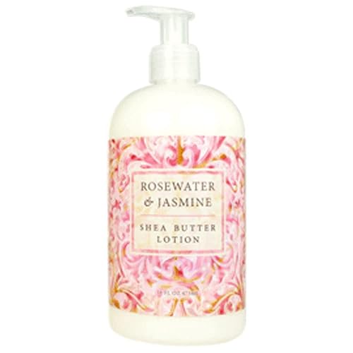 Greenwich Bay Trading Company Shea Butter Lotion, Rosewater & Jasmine 16 Fl Oz Beauty & Personal Care Greenwich Bay Trading Company