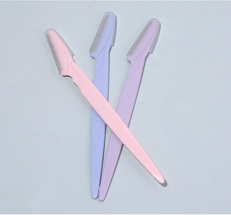 6PCS Eyebrow Shaver with shield Eyebrow Shaver Manual Eyebrow shaver Beauty tool Beauty and Personal Care yubeilvcai