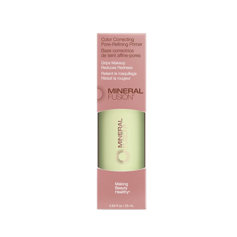 Mineral Fusion Matte Pore-Refining Face Primer 0.84 fl oz, Lightweight Matte Finish with Blue Light Protection