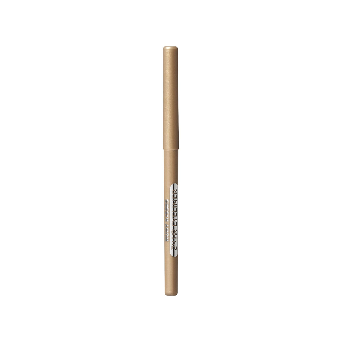 Ruby Kisses Pencil Eyeliner, Retractable Eyeliner, Waterproof, Smudge-Proof Eye Makeup, High Pigmented, 24H Long Lasting Eyepencil (Metallic Gold) Beauty & Personal Care Ruby Kisses