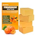 Umpeimvon 4 Pack Persimmon Soap for Body Odor, Natural Deodorant Persimmon Soap for Old People Smell, Handmade For Sensitive Skin, Cold Process Beauty & Personal Care Umpeimvon