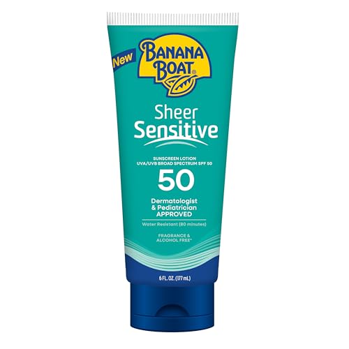 Banana Boat Sheer Sensitive Body Sunscreen Lotion, SPF 50, 6oz Beauty and Personal Care Banana Boat Default Title