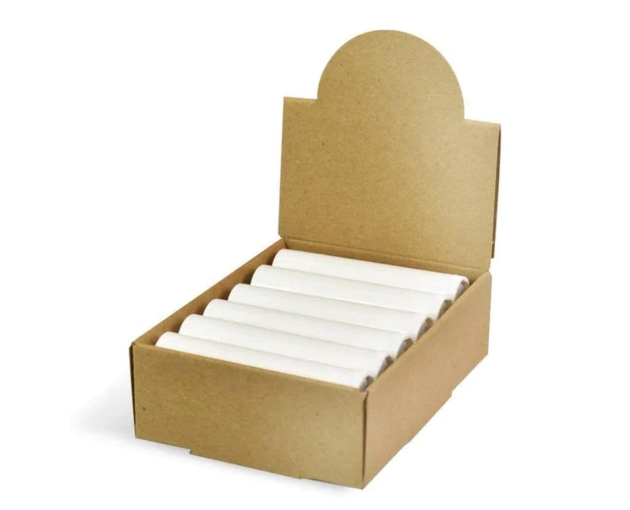 Arizona Bath & Body LLC AZBB Kraft Arched Lip Balm Tube Display Boxes Holds 12 Tubes (5) Beauty and Personal Care Arizona Bath & Body LLC