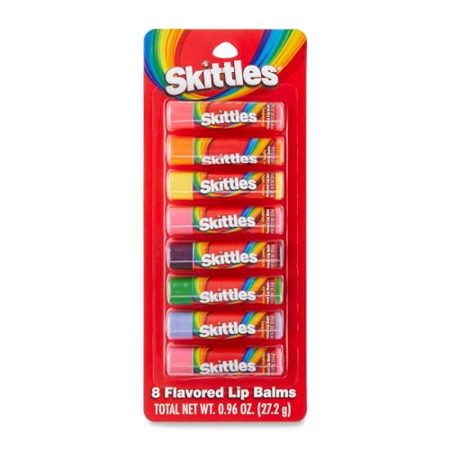 Taste Beauty Skittle Lip Balms 8 ct Christmas Stocking Stuffer Pack (8) Beauty and Personal Care Taste Beauty