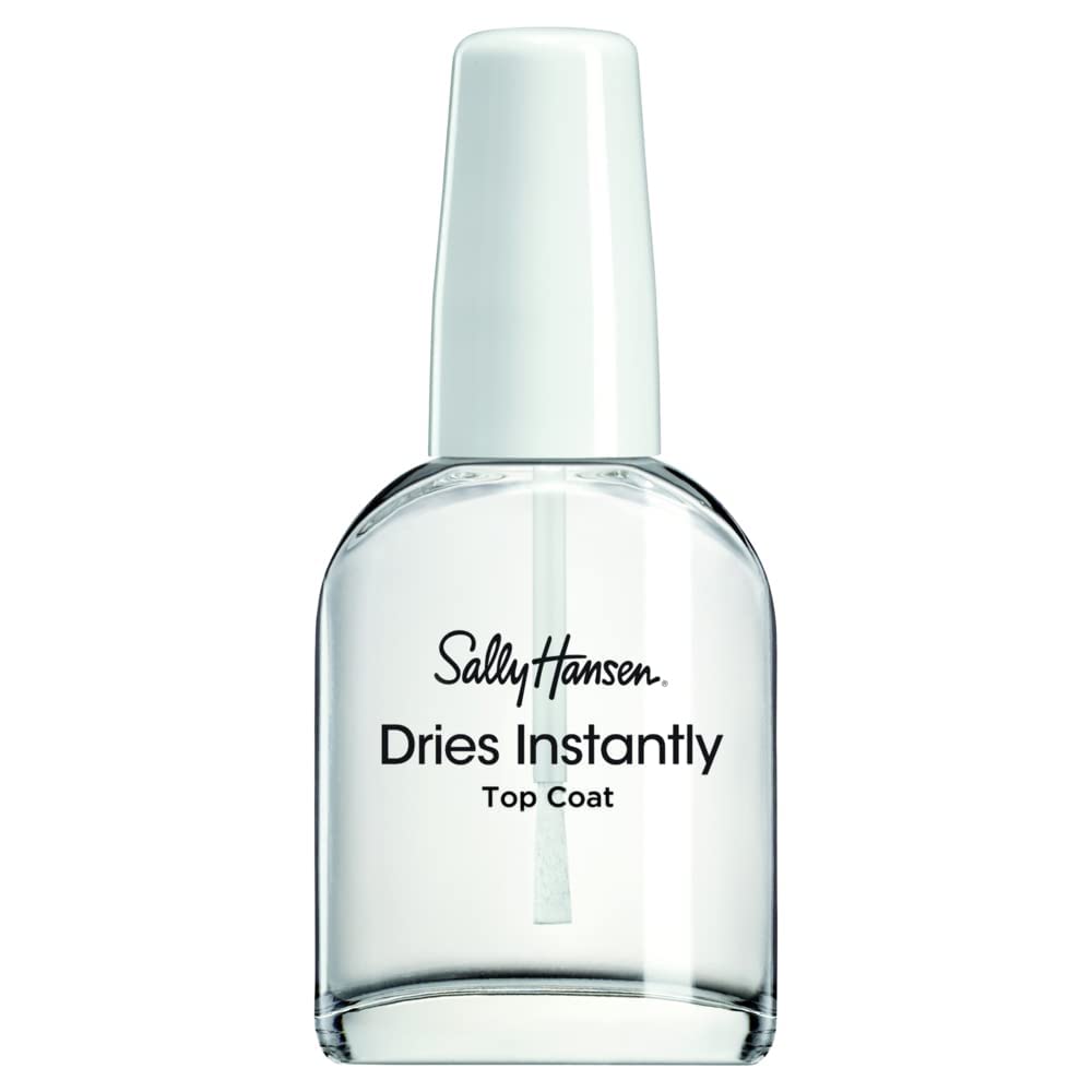 Sally Hansen Insta-Dri®, Dries Instantly Top Coat, Quick Dry, Long Lasting, Streak-Free Shine, Clear Nail Polish Beauty & Personal Care Sally Hansen