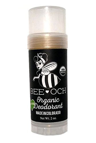 USDA Organic Earthtone Deodorant - 100% Chemical Free, Natural and Certified Organic No Irritating Baking Soda 2 oz. Twist Up Tube - Made in Colorado Beauty and Personal Care BEE-OCH Organics