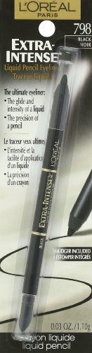 L'Oreal Paris Extra-Intense Pencil Eyeliner, Black, 0.03 oz; Beauty & Personal Care L'Oreal Paris