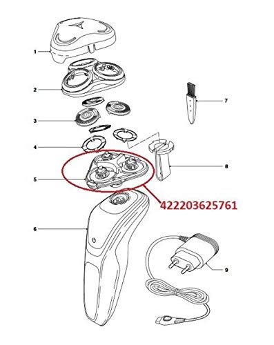 Original Shaving Unit Bottom Assy Compatible With Philips Electric Shaver Beauty and Personal Care service_parts