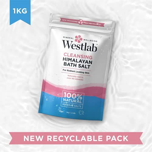 Westlab Cleansing Himalayan Bath Salt Pouch, 1Kg Beauty and Personal Care Westlab