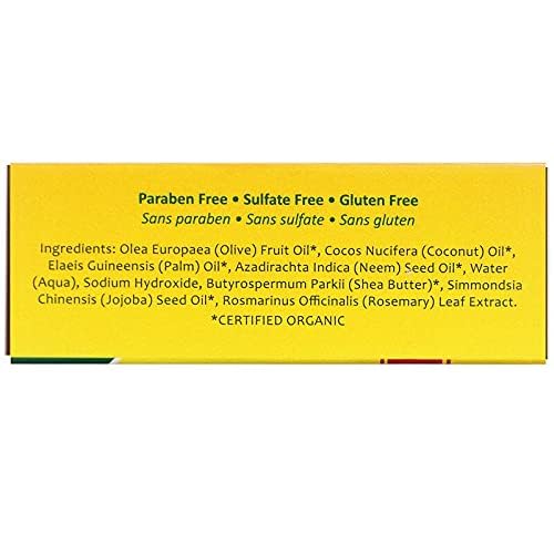 Maximum Strength Neem Oil Soap Organix South 4 oz Bar Soap Beauty & Personal Care TheraNeem Organix