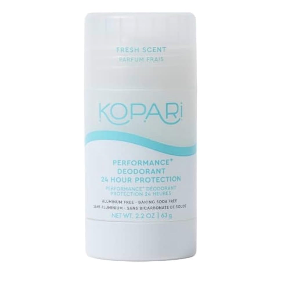 Kopari Performance Plus Aluminum-Free Deodorant, Sport Deodorant for 24 Hour Odor Protection, Non Toxic & Clean, No Parabens or Baking Soda, 2 oz Beauty and Personal Care Kopari