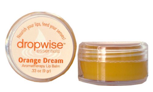 Dropwise Essentials Certified Organic Aromatherapy Lip Balm - Orange Dream Pure Essential Oil Blend Beauty and Personal Care Dropwise Essentials