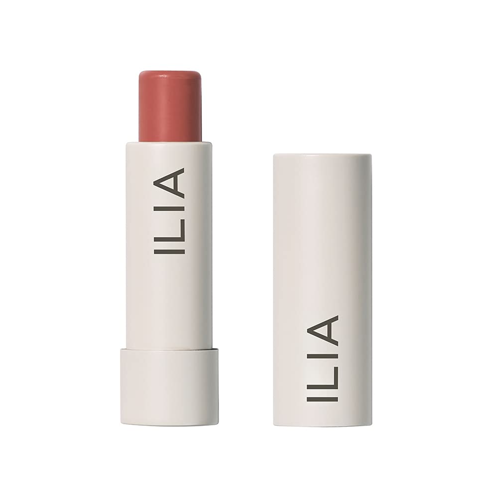 ILIA - Balmy Tint Hydrating Lip Balm - Buildable Lip Color + Soft Shine - Nourish + Moisturize with Shea Butter & Rosehip Seed Oil - Vegan, Clean Beauty and Personal Care ILIA