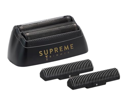 Supreme Trimmer Replacement Foil & Cutter SB63 - Hypoallergenic Foil for Crunch STF602 - Black Beauty and Personal Care Supreme Trimmer