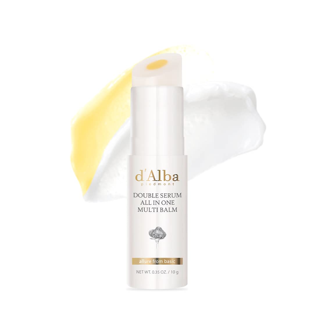 d'alba Piedmont White Truffle Double Serum All-in-one Multi Balm, Stick Balm, Vegan Skincare with Vitamin C and Vegan Collagen, 3-in-1 Anti Wrinkle Beauty and Personal Care d'alba Piedmont Default Title