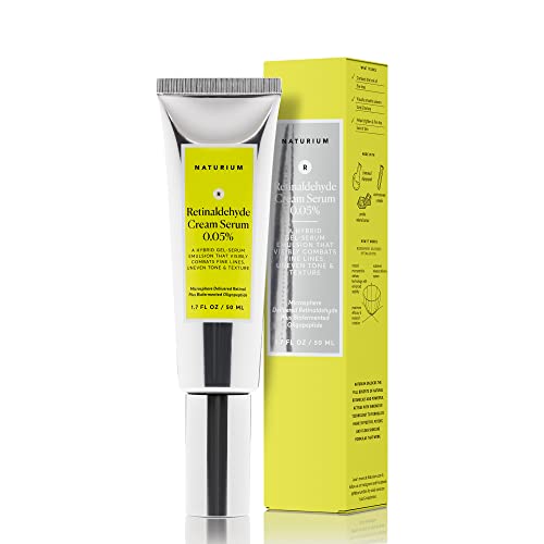 Naturium Retinaldehyde Cream Serum 0.05%, Advanced Anti-Aging & Smoothing Face & Skin Care, 1.7 oz Beauty & Personal Care Naturium