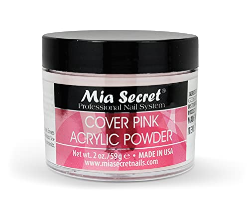 Mia Secret Cover Pink Acrylic Powder - Easy to Apply - 2 Ounce