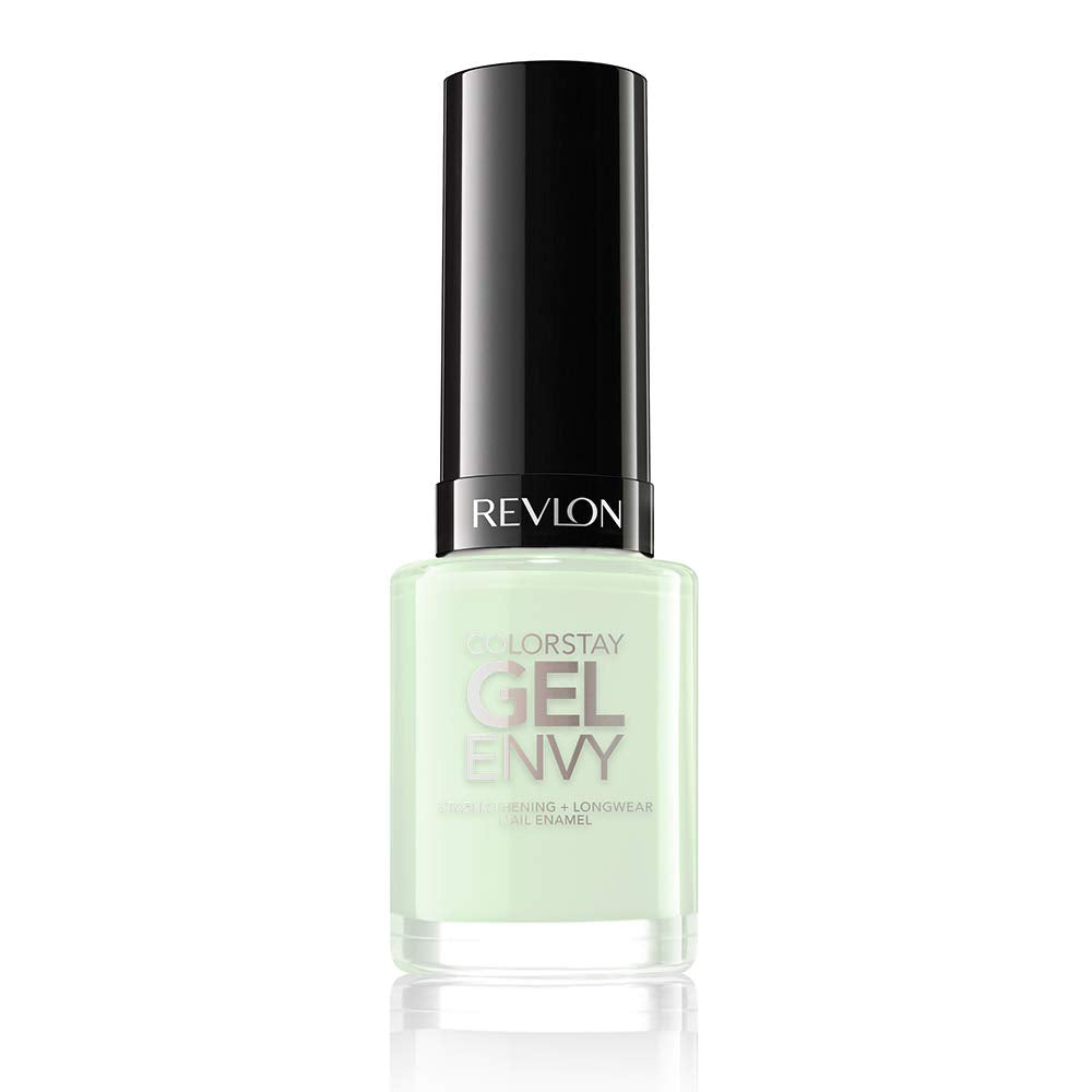 Revlon ColorStay Gel Envy Longwear Nail Polish, with Built-in Base Coat & Glossy Shine Finish, in Blue/Green, 225 Cha-Ching, 0.4 oz Beauty & Personal Care REVLON