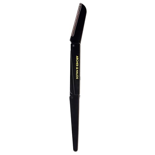 Arches and Halos Two Pack Tri-Fold Eyebrow Razor - Travel Size Eye Brow Razors for Women - Rust-Proof - Ease to Use for Precise Shaving - 1 pc Beauty & Personal Care Arches & Halos
