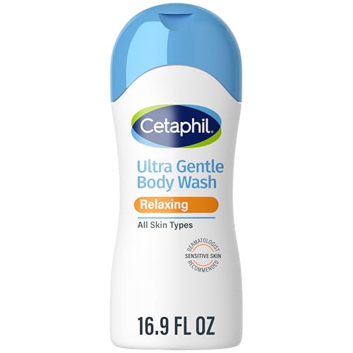 Cetaphil Ultra Gentle Relaxing Body Wash, For Dry to Normal, Sensitive Skin, 16.9oz, with Aloe Vera, Calendula, Vitamin B5, Hypoallergenic Beauty & Personal Care Cetaphil