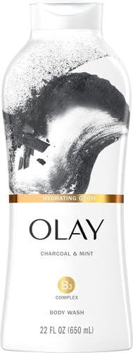Olay Cleansing Infusion Charcoal + Mint Body Wash, 22 oz Beauty & Personal Care Olay