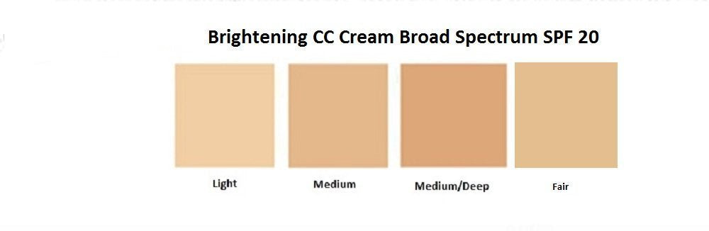 Brightening Color Correcting CC Cream SPF 20 mediam coverage - 4 in 1 - Foundation sunscreen anti aging moisturizer (Light) Beauty & Personal Care Probeautyco