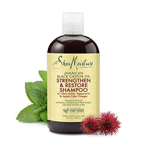 Shea Moisture Jamaican Black Castor Oil Strengthen, Grow And Restore Shampoo, 13 Ounce