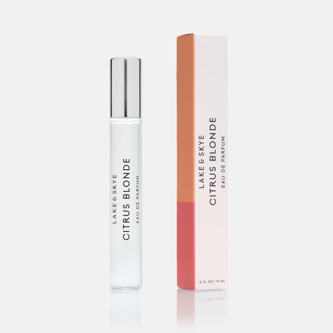 Lake & Skye Citrus Blonde 15mL Eau de Parfum Travel Spray - Bergamont, Cedarwood, Floral, Fruity, Vegan, Paraben-Free, Cruelty-Free Beauty & Personal Care Lake & Skye