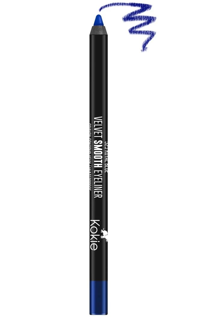 Kokie Cosmetics Waterproof Velvet Smooth Eyeliner Pencil, Royal Blue, 0.042 Ounce Beauty & Personal Care Kokie