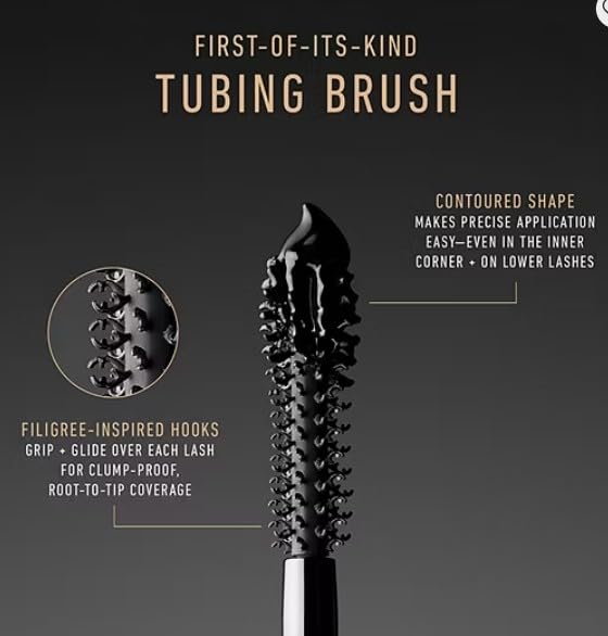 KVD Mini Full Sleeve Tubing Mascara - Ultra?Black - Lengthening & Defining, Smudge?Resistant 24H Tubing Wear, Easy Warm?Water Removal, Vegan &