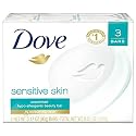 Dove Sensitive Skin Beauty Bar, Unscented, 3 Count, Pack of 1 Beauty & Personal Care Dove