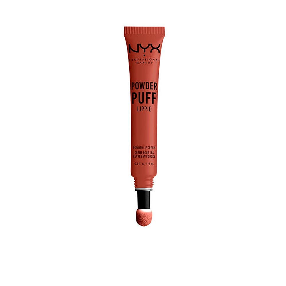 NYX PROFESSIONAL MAKEUP Powder Puff Lippie Lip Cream, Liquid Lipstick - Teacher's Pet (Orange Brown) Beauty & Personal Care NYX PROFESSIONAL MAKEUP