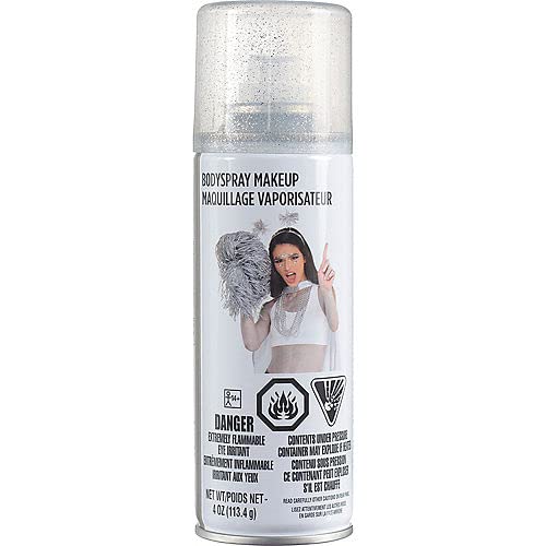 Gold Glitter Body Spray Makeup - 4 Oz. (1 Count) | Long-Lasting, Easy-to-Use, Sparkling Must-Have for Any Occasion Beauty & Personal Care Amscan