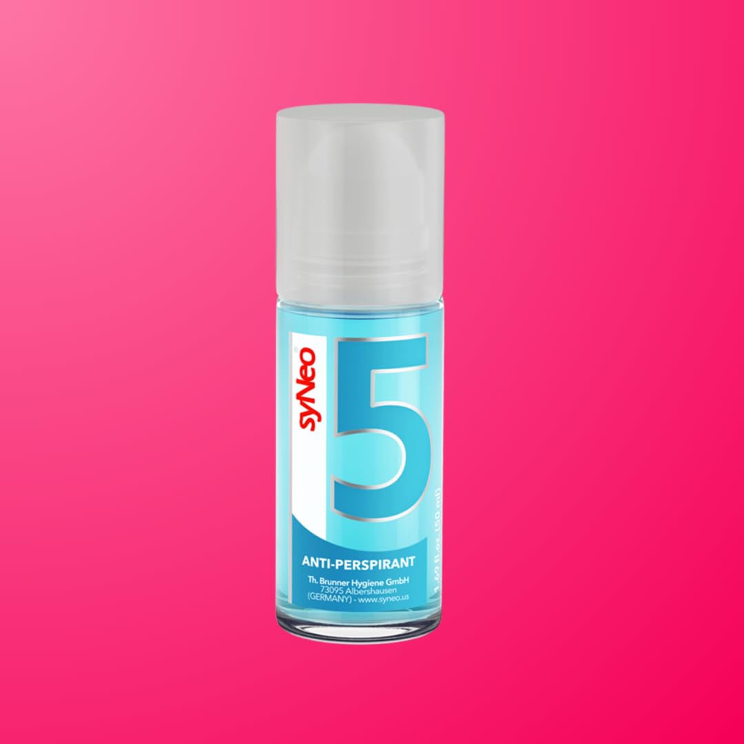 5 Antiperspirant Roll-On - Strong Formula, No Scent, Long-Lasting, Heavy Sweat & Odor Protection, 1 pack 1.69 fl. oz. Beauty and Personal Care syNeo